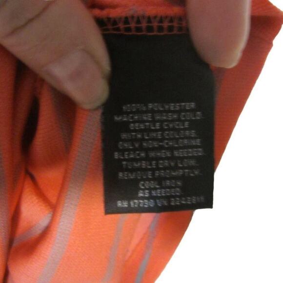 MOSSIMO Sleeveless Peplum Top Striped Officewear XS - Picture 4 of 6